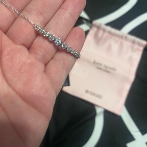Kate Spade Silver Crystal Bracelet